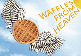 Vegan waffles from heaven